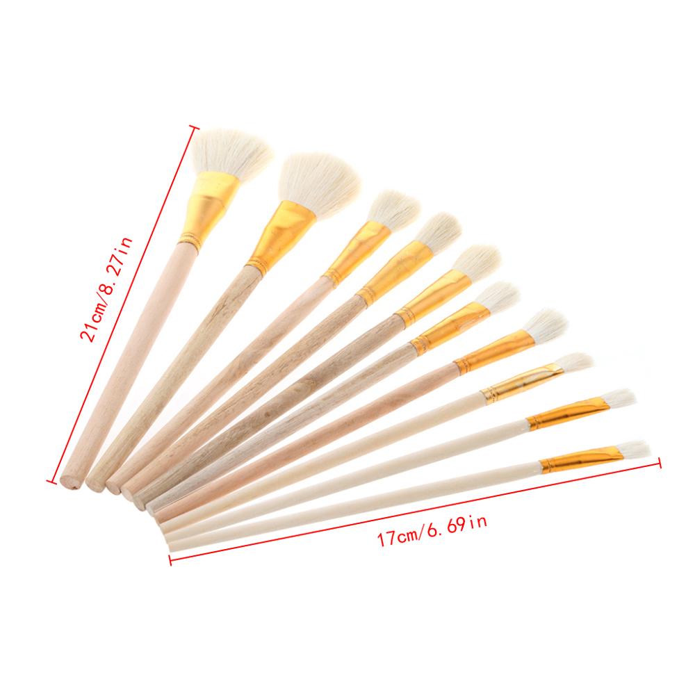 Larrel 6 Stück Pinselset, Nylonpinselset Acrylpins Produktbild-Vorschau 4