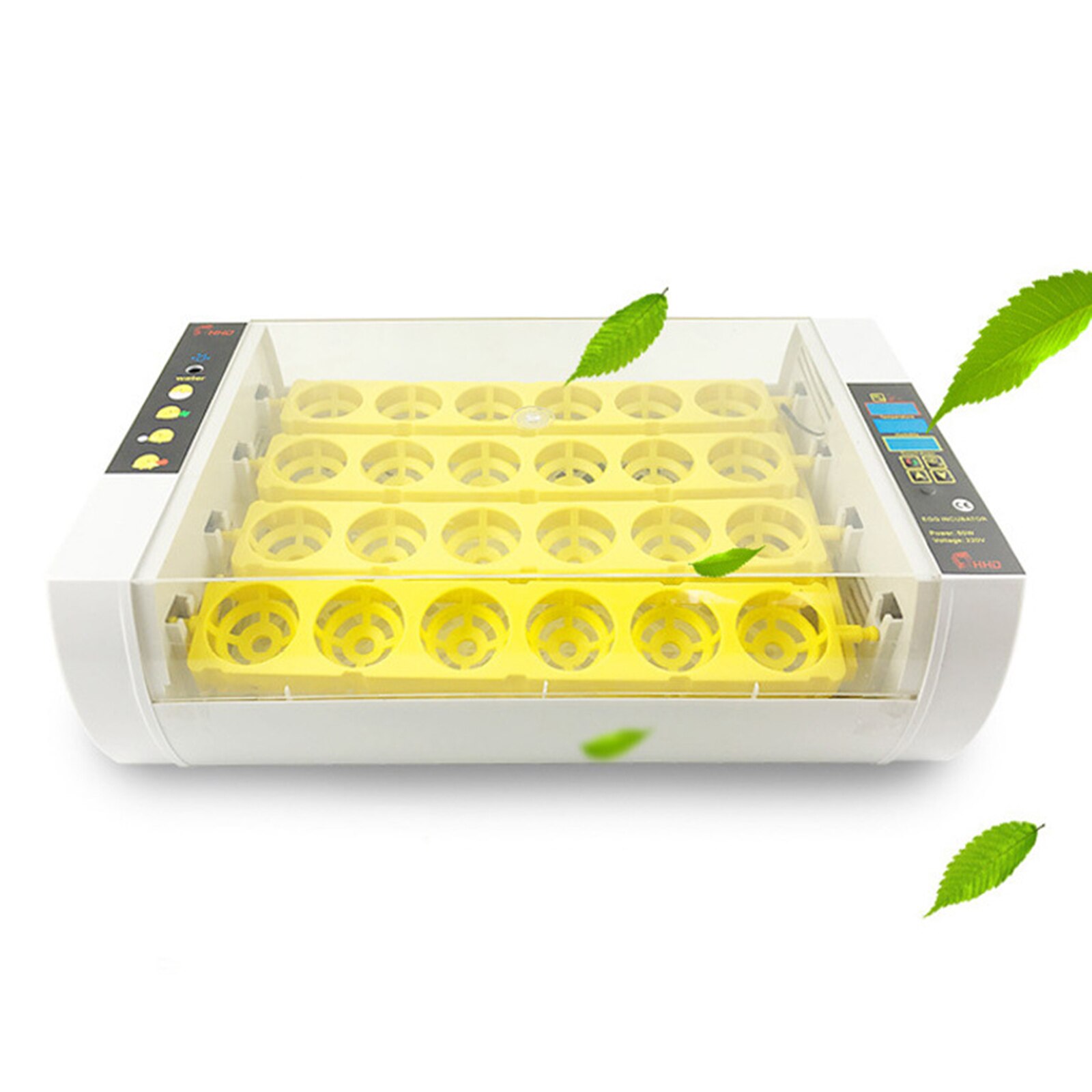 Digital Egg Incubator Hatcher w Temperature Control Automatic Turning 24Eggs