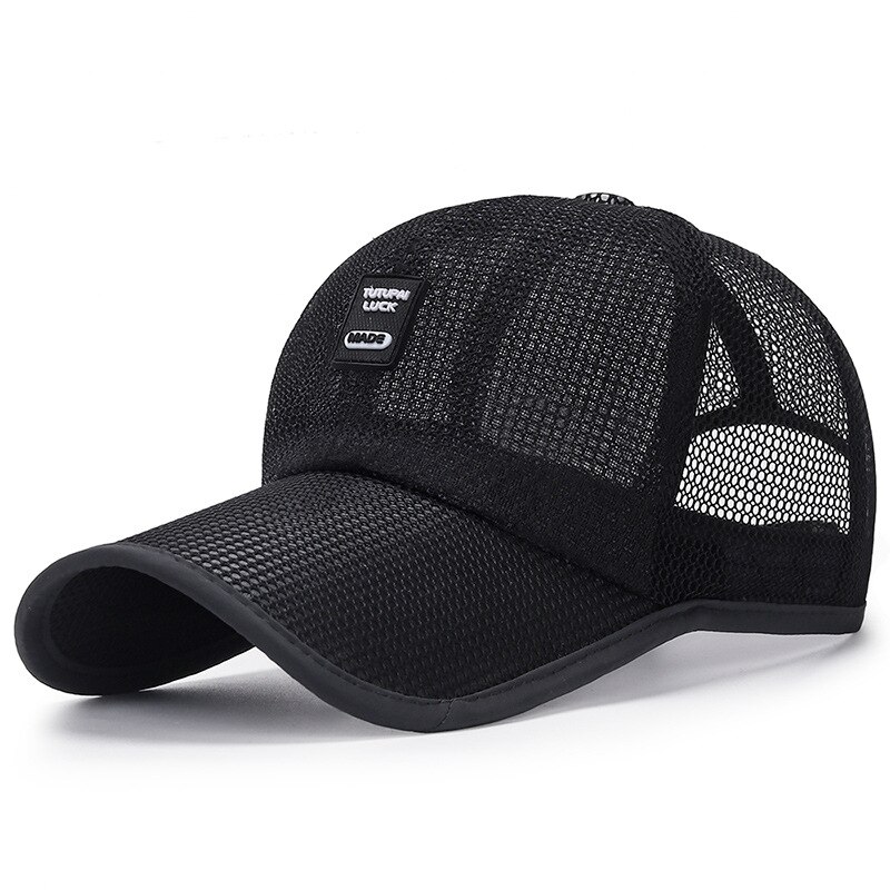 [northwood] merkki kesälakki naamiointi mesh baseball-lippis kesä miesten lippalakki naisten isähattu gorras hengittävä kuorma-auton lippis: Musta