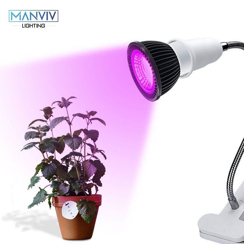 LED	Grow Bulb Full Spectrum Plant Light E27 E14 220V Grow Tent Greenhouse Culture Indoor Growing Phytolamp For Plants Growbox