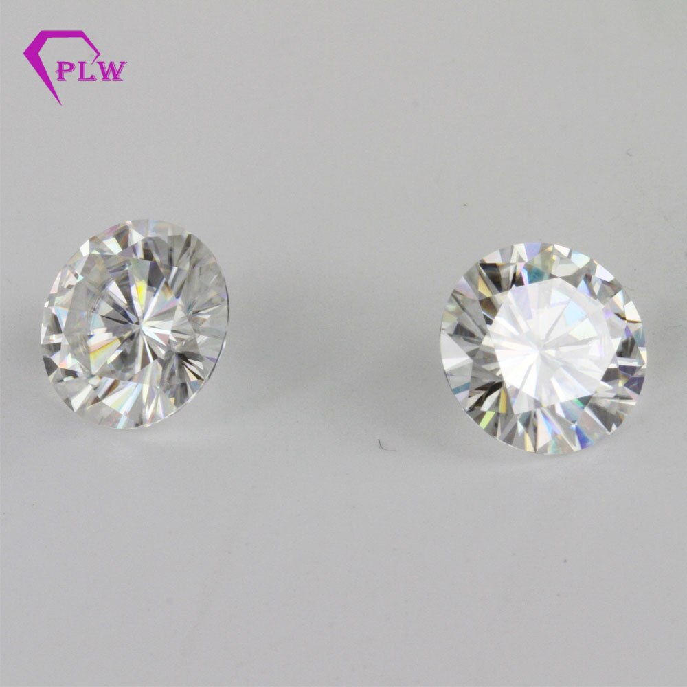 Factory price loose gemstones Moissanite GH white color 0.5 carat 5.0mm round brilliant cut clarity VVS for ring bracelet
