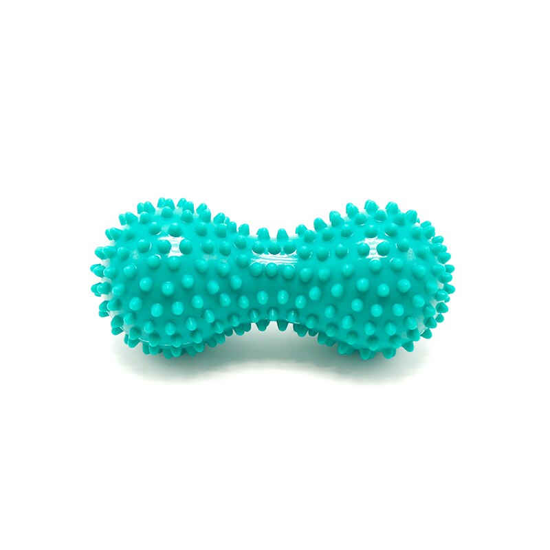 Peanut massage bold spiky trigger point relief muskelsmerter stress peanut ball terapi sundhedspleje gymnastiksal muskel relex apparater: Grøn