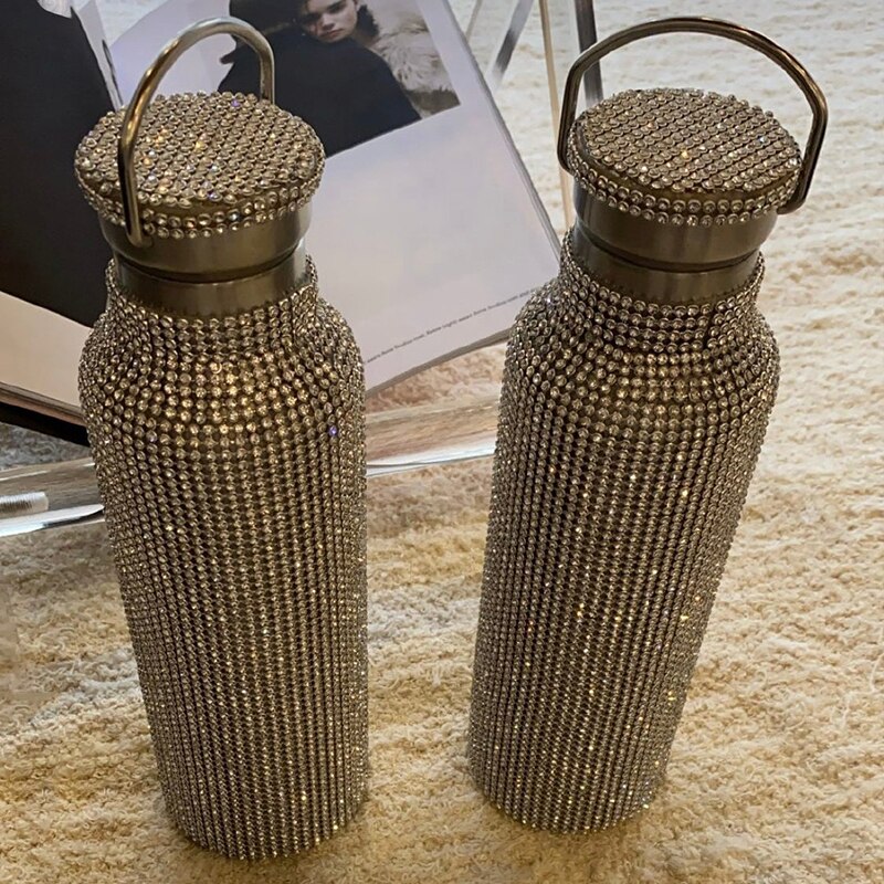 Ketel Clutch Fles Vacuüm Cup Avondtassen Met Diamanten Blingbling Koppelingen