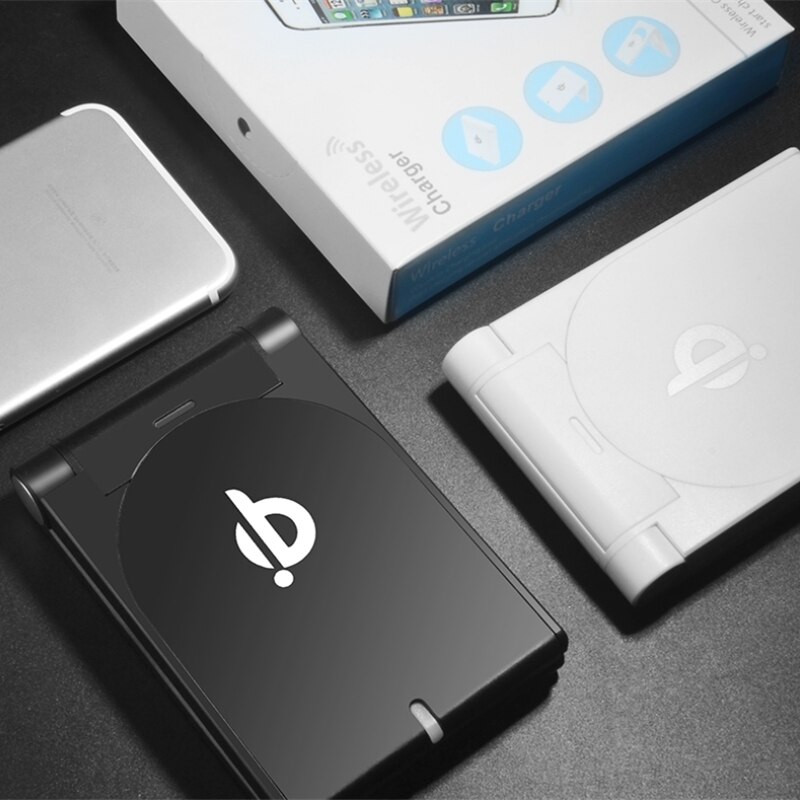 Qi draadloze oplader houder dock mobiele telefoon oplader opvouwbare oplaadstandaard voor iphone xs  x 8 plus samsung oplader inalambrico