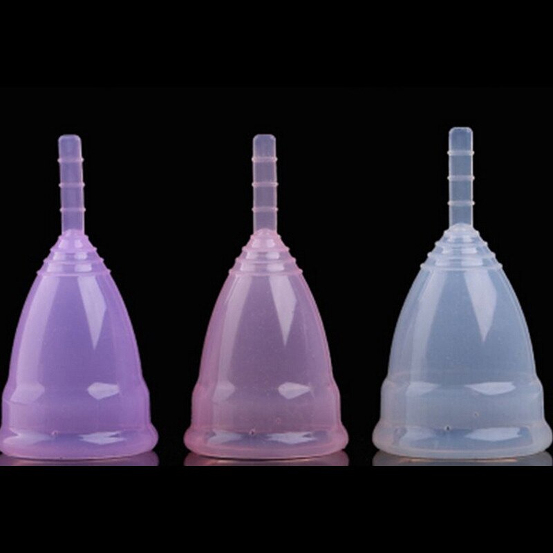 Herbruikbare Herbruikbare Soft Cup Siliconen Menstruatie Cup Grote En Kleine Maten Drie Kleuren Vrouwen Hygiëne Gezondheidszorg Levert