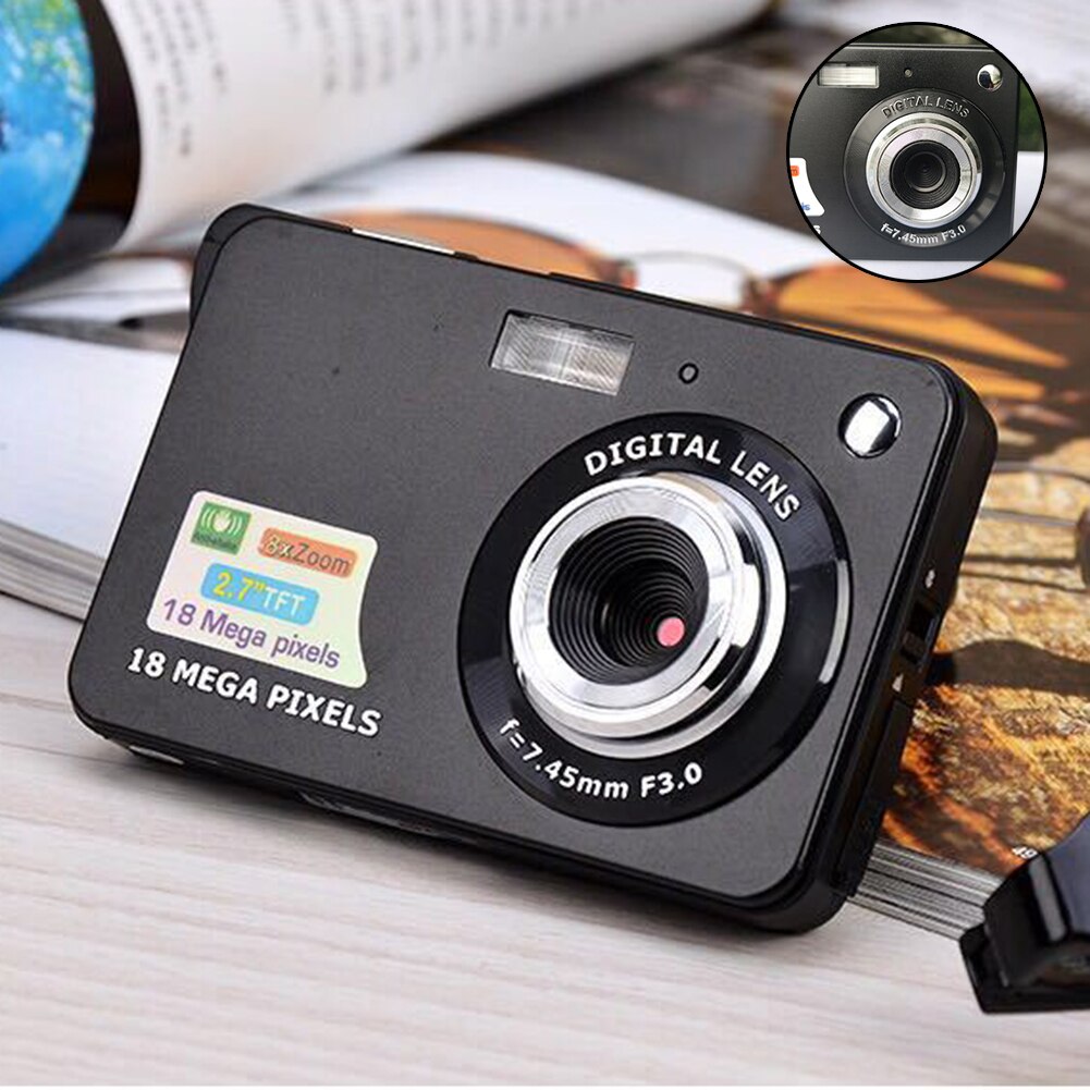 Cámara Digital de 2,7 pulgadas TFT HD pantalla 18.0MP CMOS 3.0MP Video grabadora videocámaras ofertas