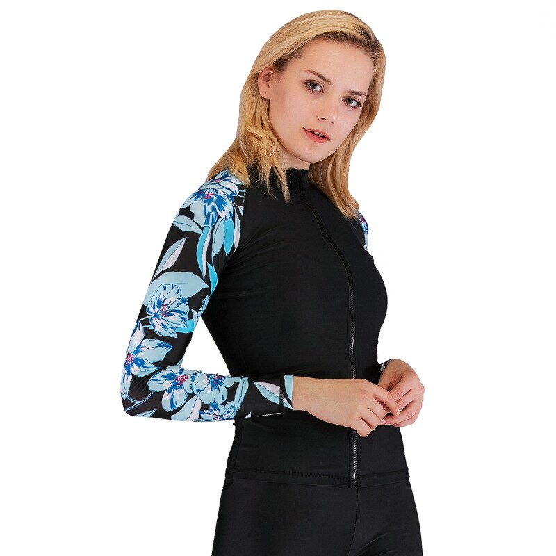 SBART-traje de baño dividido para mujer, ropa de buceo, conservadora, fina, de manga larga, protector solar, ropa de Surf, ropa de Medusa