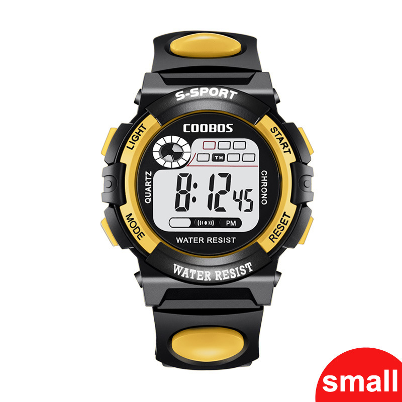 Dameshorloges sport digitaal horloge damesjurken rubberen led-display klok waterdichte polshorloges montre femme: 0118ys