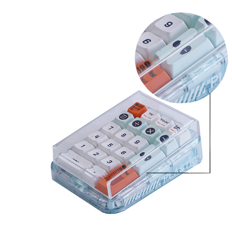 Full Curved 17 Keys 21 Keys Mechanical Keyboard Non-glue Clear Acrylic Dust Cover Compatible 17 PAD 21PAD MOJO PAD K3 GK21