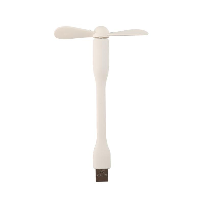 Mini Portable USB LED Lamp And USB Fan 5V Super Bright Book Light Reading Lamp For Power Bank PC Laptop Notebook USB Gadgets: white fan