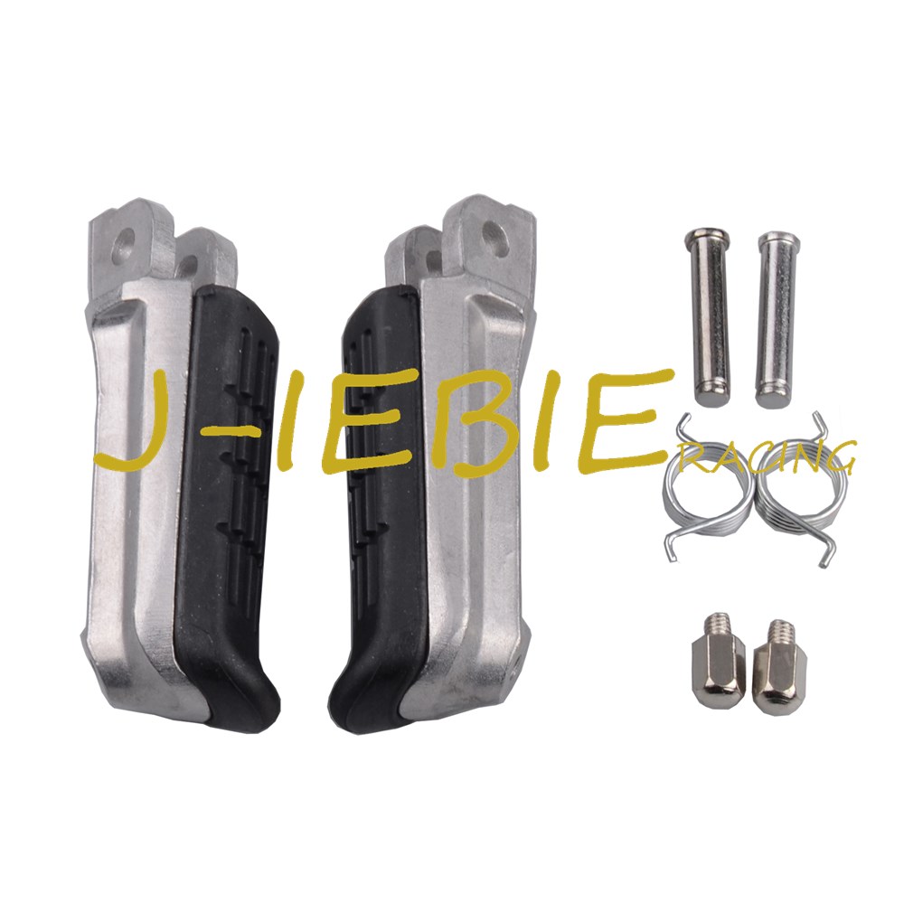 Front Footrest Foot Pegs For Honda NT700 CB500 CB600F Hornet NT400 NTV600 VT250 CB400 CBF600 CBF1000 CBR600F CBR1000F