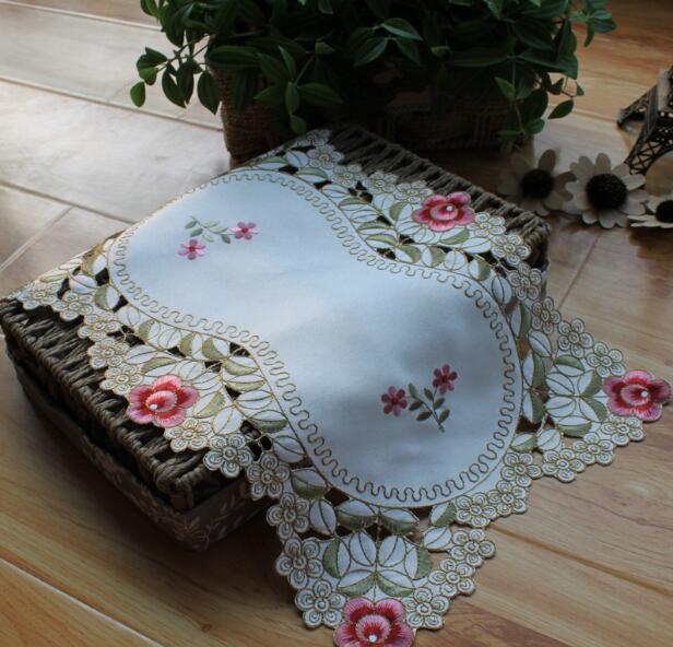 Luxus spitze stickerei tabelle ort matt tuch kaffee Pad tasse Weihnachten Tee Untersetzer gericht tischset trinken deckchen esszimmer becher küche
