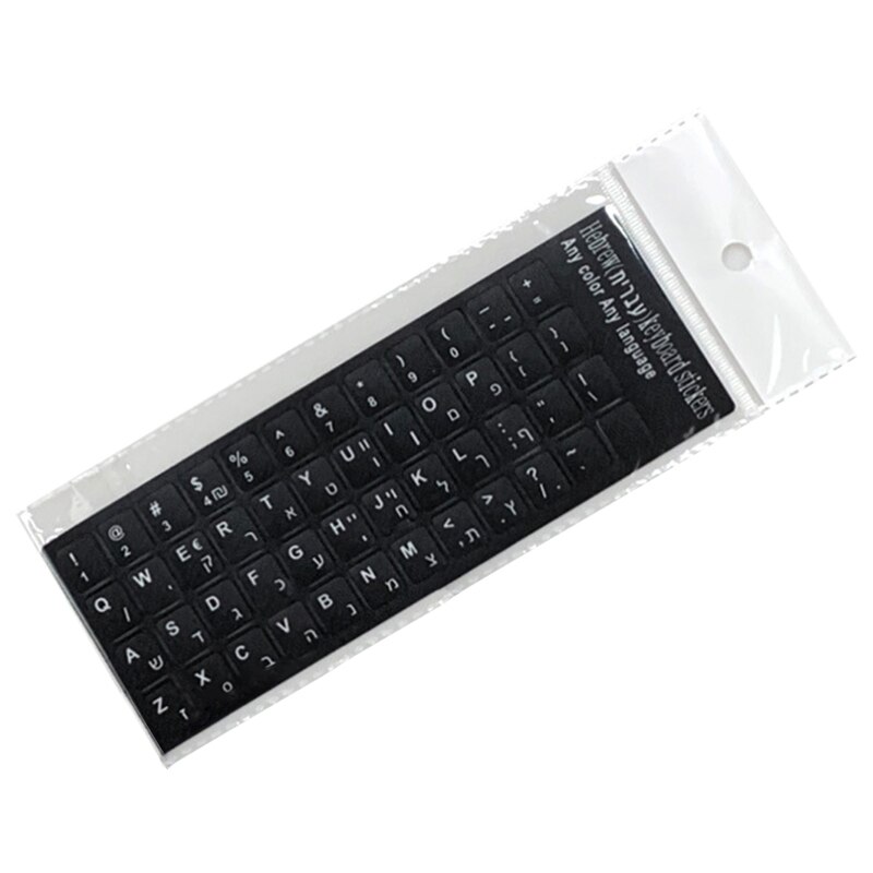 Ersatz-tastaturaufkleber, buchstabenfolie, mehrbuchstabenaufkleber für tablet-laptop  e8be: 3