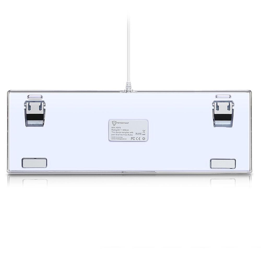 Original Motospeed K87S Gaming keyboards RGB Backlight Blue Red switch Mechanical Keyboard 87 Key for Gamer Russian Hebrew