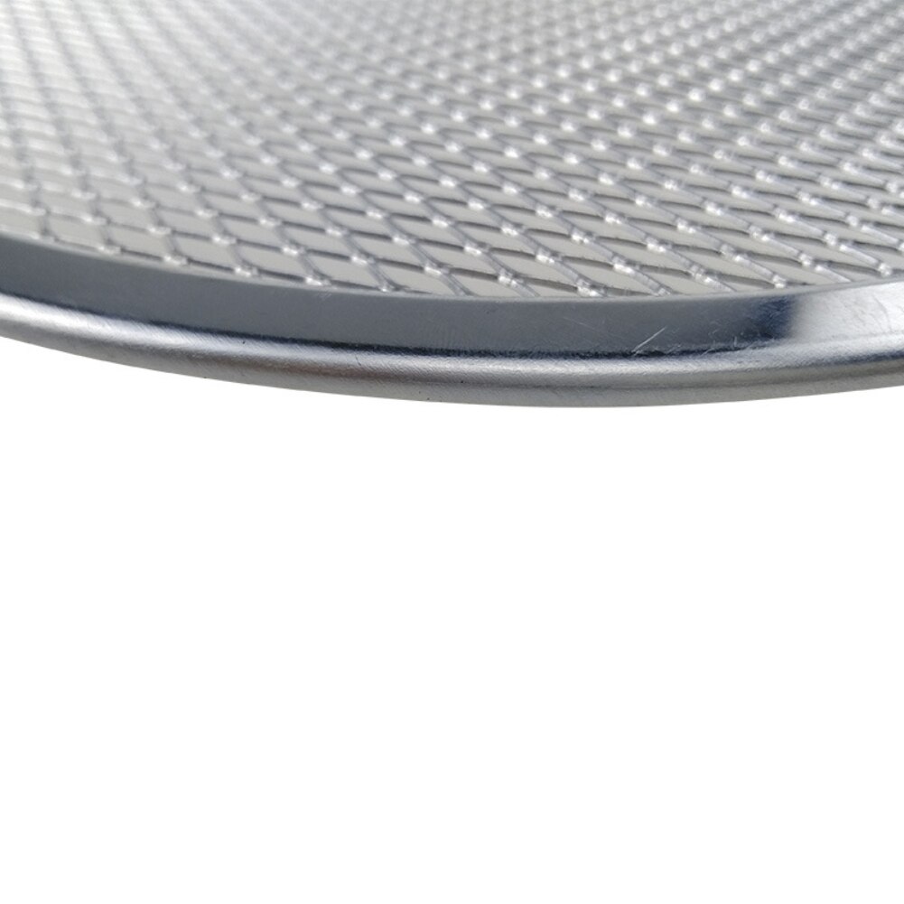 Aluminium tykkere non-stick netto runde pizza mesh pande bageplade køkken værktøj 6/7/8/9/10/11/12/13/16 tommer pizza pan bakeware
