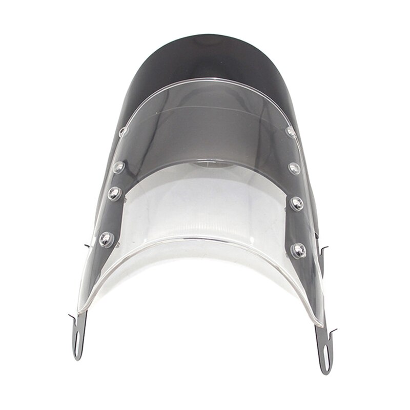 Motorfiets voorruit luchtstroom verstelbare windgeleider voor 5-7 inch koplampen universeel moto: Default Title