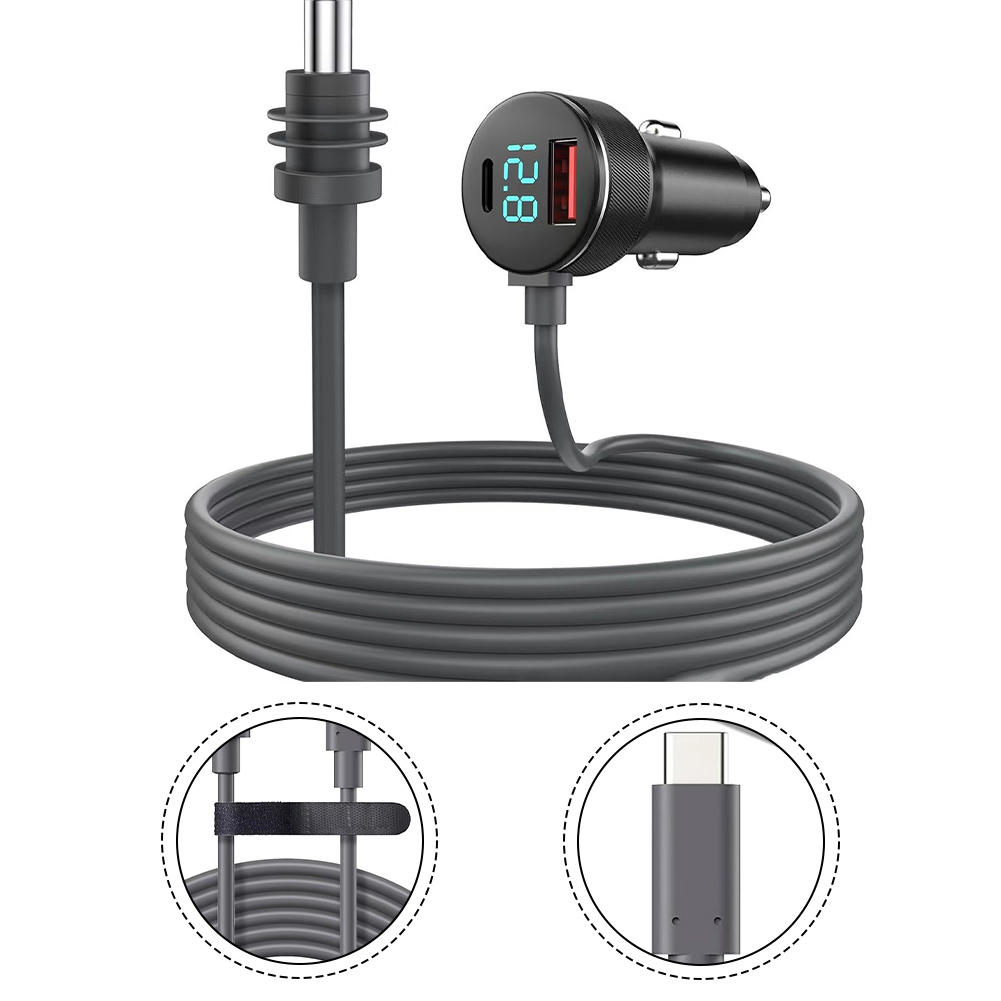 Für Starlink Mini-Stromkabel 12V-24V Cigarrete Feuerzeug-Adapter auf DC-Stromkabel PD-Kabel für Autos, LKWs, Wohnmobile ﻿