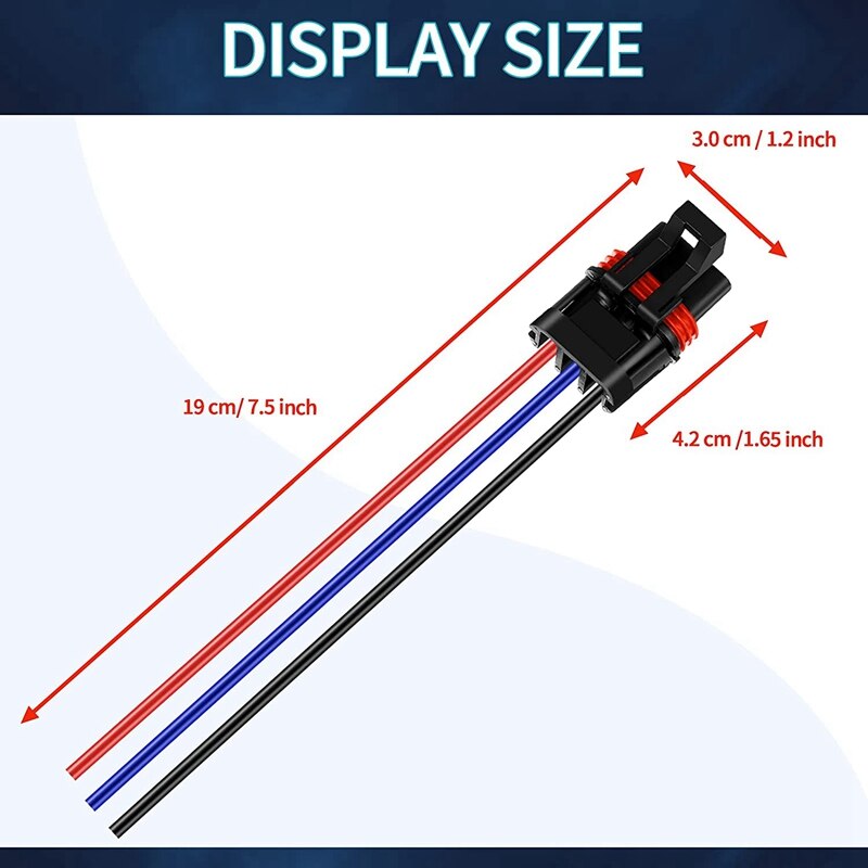 12PCS Pulse Power Plug Connector Pigtail Connector Power Harness For Polaris Ranger XP1000 &amp; RZR RS1