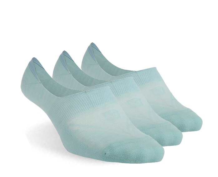 Running Socks, ZEALWOOD Meirno Wool Ultralight No Show Athletic Running Socks for Men and Women, 1/3 Pairs: 3 pair green / M