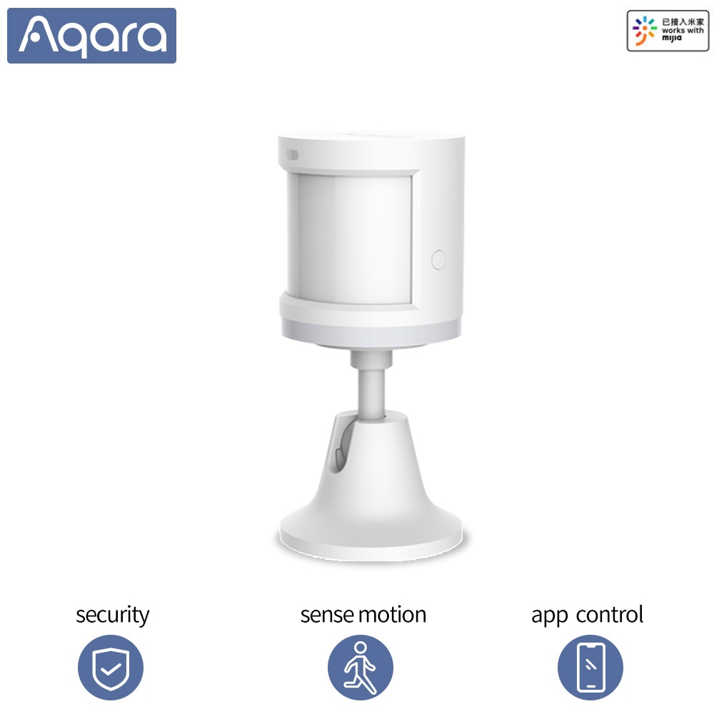 Aqara Human Body Sensor Movement Sensor PIR Sensor smarthome kits Zigbee WIFI Mihome app Aaqara smart home