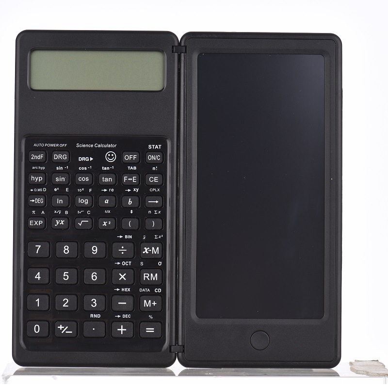 Rekenmachine Fold Science Calculator Schrijfblok Met Liquid Crystal Schrijfblok Student Tekening Pad Studie En Werk: BL1
