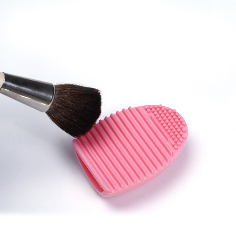 Makeup Silicone Brush Cleaner Glove Egg Scrubber Cosmetic Cleaning Board Pad Cute Silicone Washing Makeup Brush Cleaning Tools