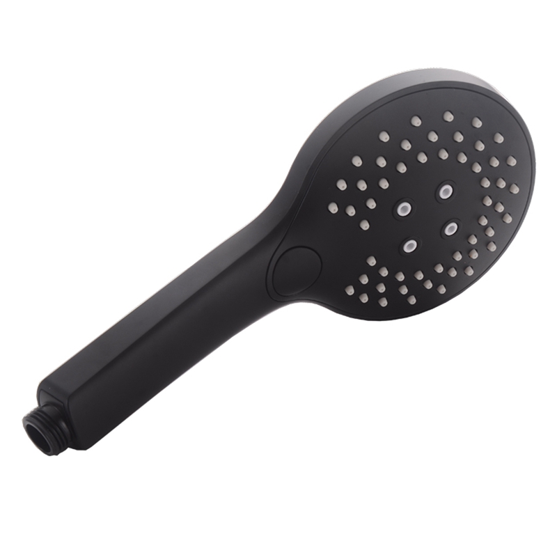 Push Button Hand Shower Head 3-Function Hand Held Showerhead Handheld Showering Wand Shower System Replacement Part Polished C