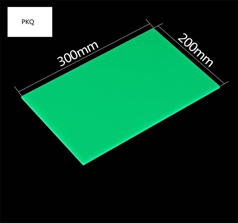 1 Uds., tablero acrílico de 2,7mm de espesor, placa de lámina de plexiglás Perspex extruido rojo/amarillo/verde, 300x40 0mm/ 300x200mm
