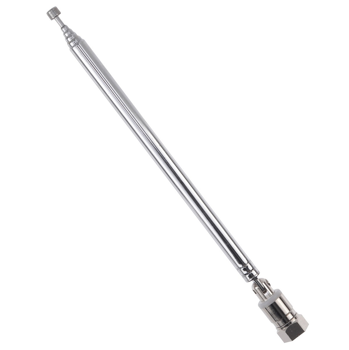 Telescopic Aerial Antenna 5/6 Sections Extendable FM Antenna Receiver Universal Aerial For Most F Connector DAB FM Radio