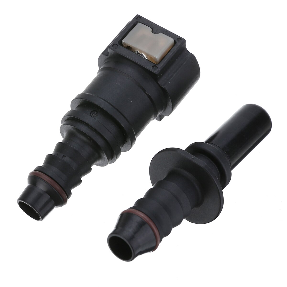 1Set Brandstof Lijn Quick Release Sluit Connector Auto Auto Motorfiets Slang Koppeling Straight Brandstofleiding Snelkoppeling