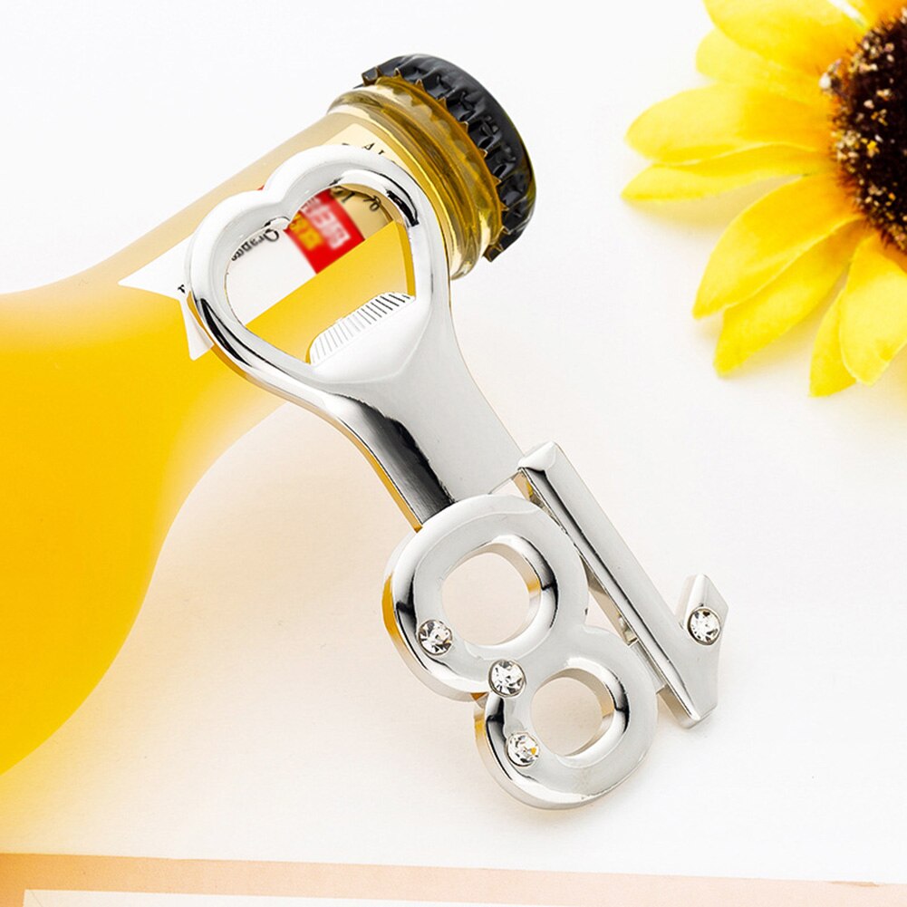 1 sztuk otwieracz robić butelek prezent ślubny diamentowe wesele rocznica otwieracz robić piwa 18 lat ceremonii otwieracze robić butelek robić dekoracji