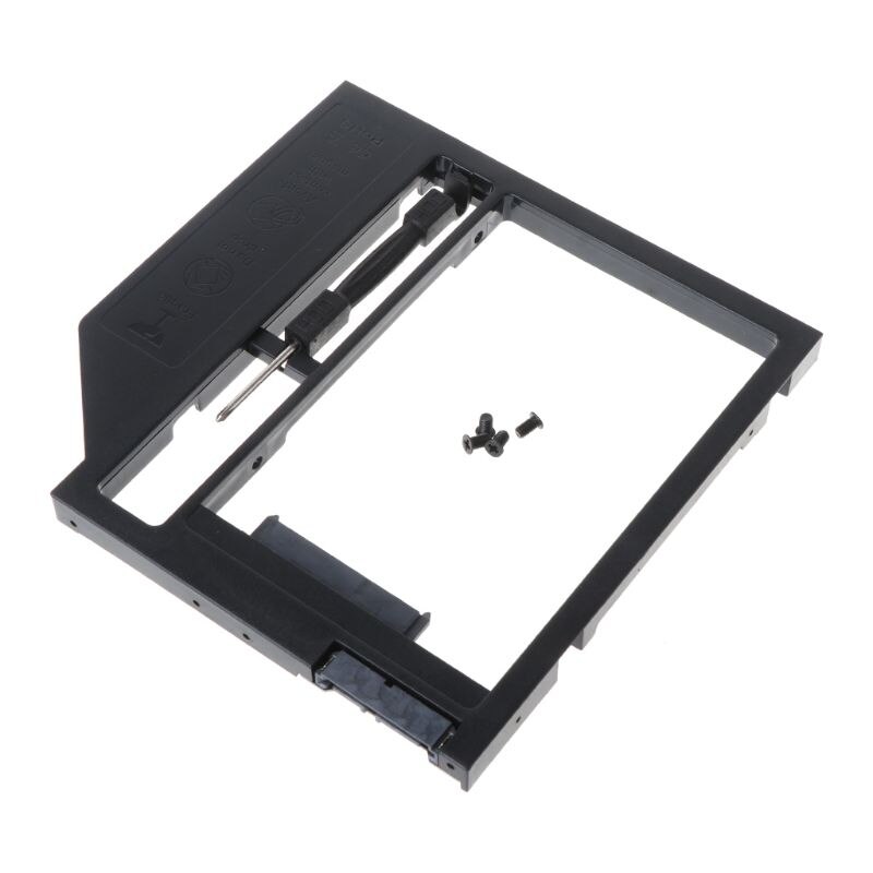 Second HDD Caddy 2nd SATA To SATA 2.5\" HDD SSD 9.0mm Enclosure For Laptop ROM