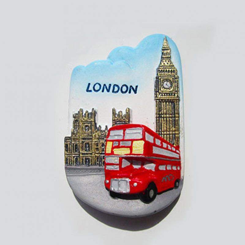 Hars 3D Magneet San Francisco Londen Parijs Japan Griekenland Sydney Bali Souvenir Landschap Magneet 9 Soorten