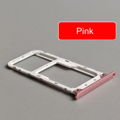 Sim Card Slot Voor Xiaomi Redmi 5 Plus Sim-kaart Lade Houder Vervangende Onderdelen: Pink