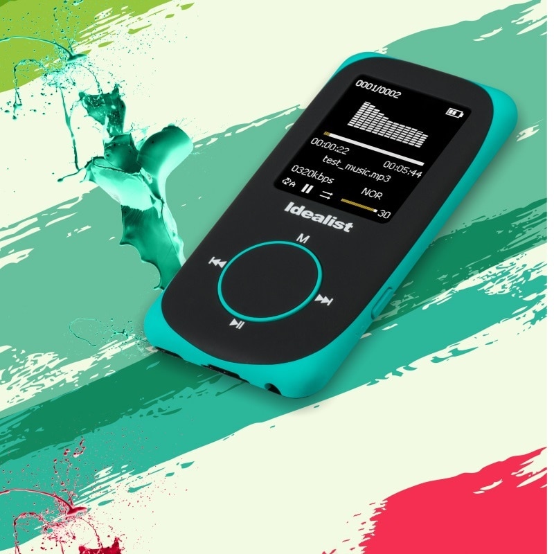 Deporte idealista HIFI MP3 Running MP3 Player 1,8 pulgadas sin pérdidas reproductor MP4 Grabación de imagen Video TF con auricular altavoz de brazalete