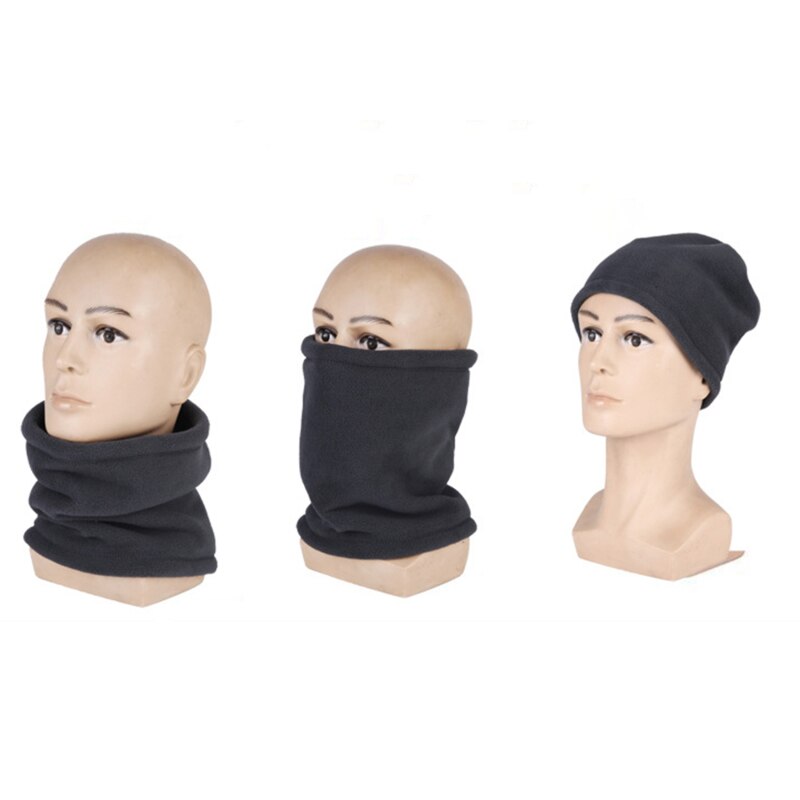 Ademende dubbellaagse fleece warme sjaal voor dames, buiten, winter, dikke nekwarmer voor heren, motorrijden, skiën, fietsen, gezichtsmasker