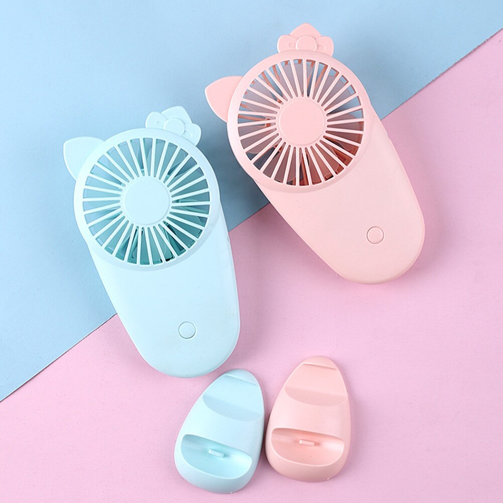 USB Mini Fan Phone Holder Bracket Portable Electric Handheld Air Cooler Fan Student Home Travel Outdoor Ventilador