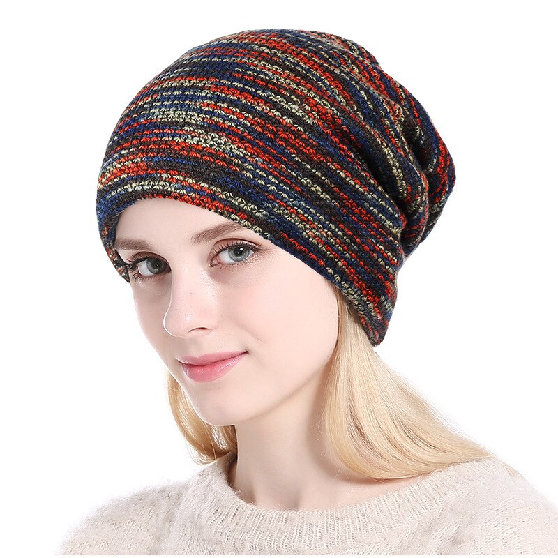 Maglia Beanie Cappelli per Le Donne, Esclusive Cable Knit Beanie-di Spessore, Morbido E Caldo Chunky Beanie Cappelli