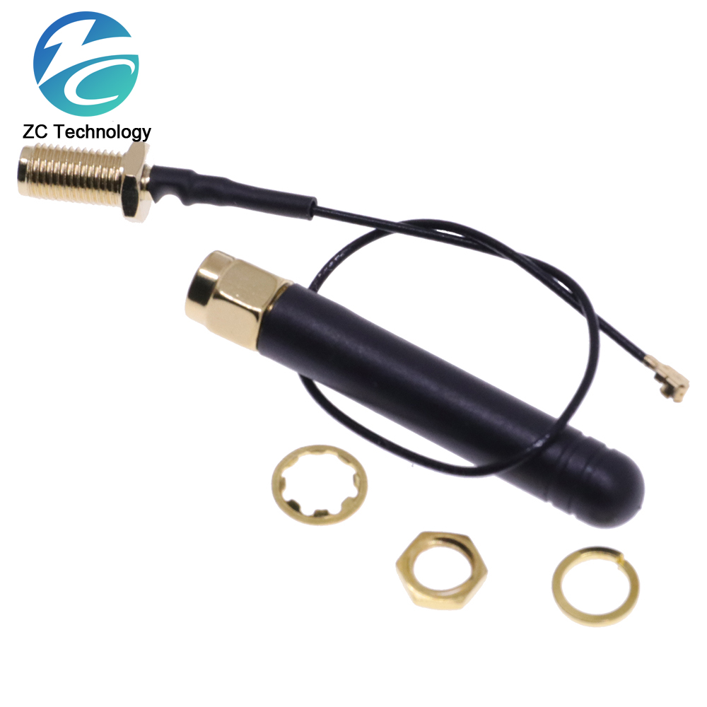 868MHz Antenne Lora Lorawan pbx 5dbi sma Stecker gsm iot Antenne Antenne wasserdichtes RP-SMA/u. fl Zopf-Kabel