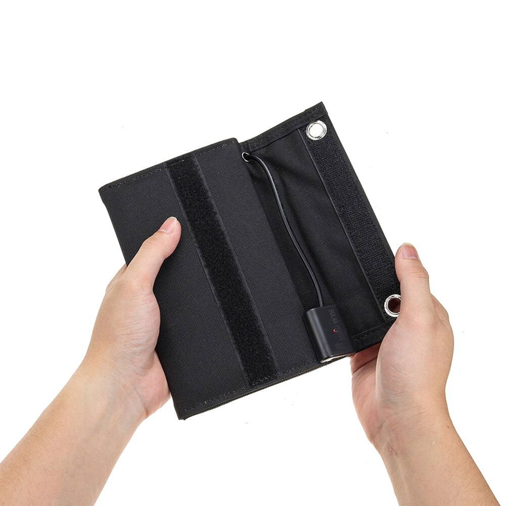 Waterdichte 15W Opvouwbaar Zonnepaneel 5V Draagbare Batterij Oplader Usb-poort Outdoor Waterdichte Power Bank Voor Telefoon Pc auto Rv Boot