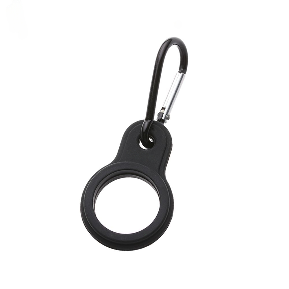 Porte-bouteille d'eau, boucles en caoutchouc, crochet de bouilloire de sport, mousqueton d'extérieur, outil de Camping et de randonnée, équipement de Camping: Argent