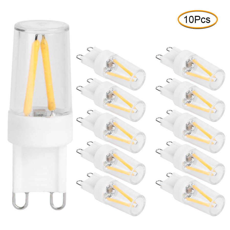 10 stuks  g9 gloeilampen 1.5w ac230v stuks bi-pin led-lampen voor huisverlichting voor kastlandschap