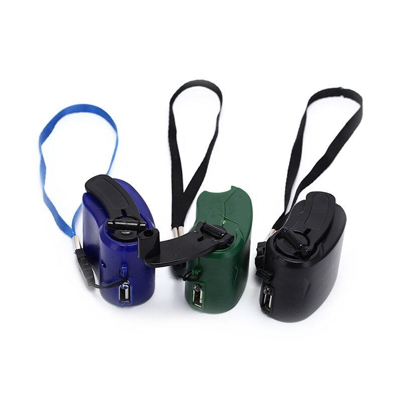 Mini Hand Crank Usb-poort Lader Draagbare Dynamo Generator Sos Veiligheid Ehbo Apparatuur
