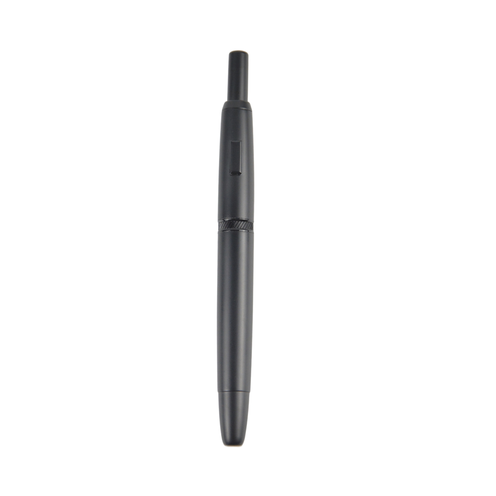 MAJOHN A1 Press Fountain Pen Retractable EF Nib 0.4mm Metal Matte Black writing Ink Pen with Converter for students