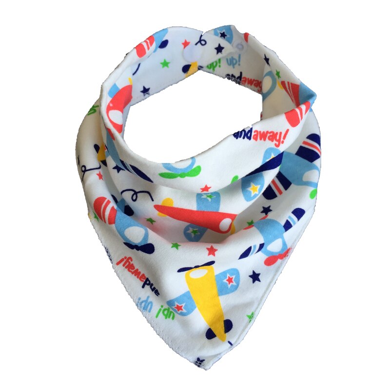 6pc/Lot Bibs Burp Cloths Baby Bandana Feeding Triangle Stuff Comfort Cotton Waterproof Bib