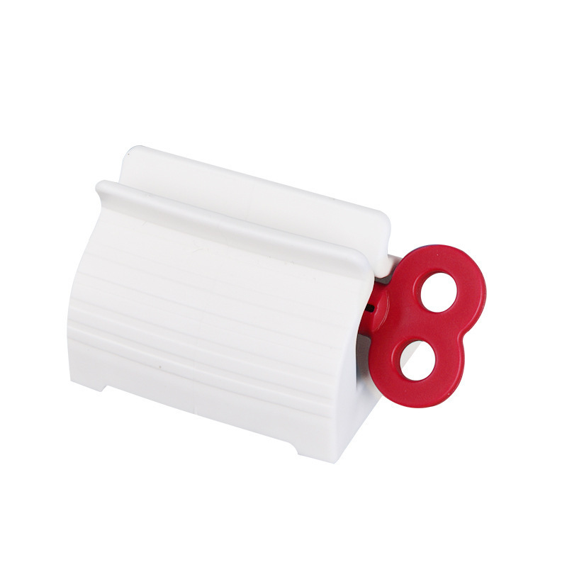 Home Toothpaste Dispenser Squeezer Bathroom Accessories Toothpaste Holder Organizer Hair Dye Cosmetic Squeezer No Waste: Red