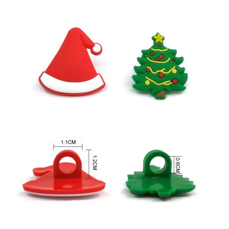 100pcs Mixed Random Cute PVC Pencil Toppers for Pens Straw Topper Student Pen Cap Stationery School Office Supply Kids