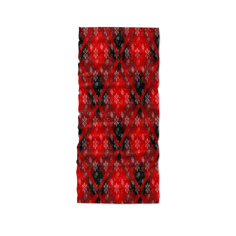 Layered Cross Pattern 3D Printed Head Scarf Neck Gaiter Summer Hijab Scarf Magic Sports Cycing Tube Mask: style1