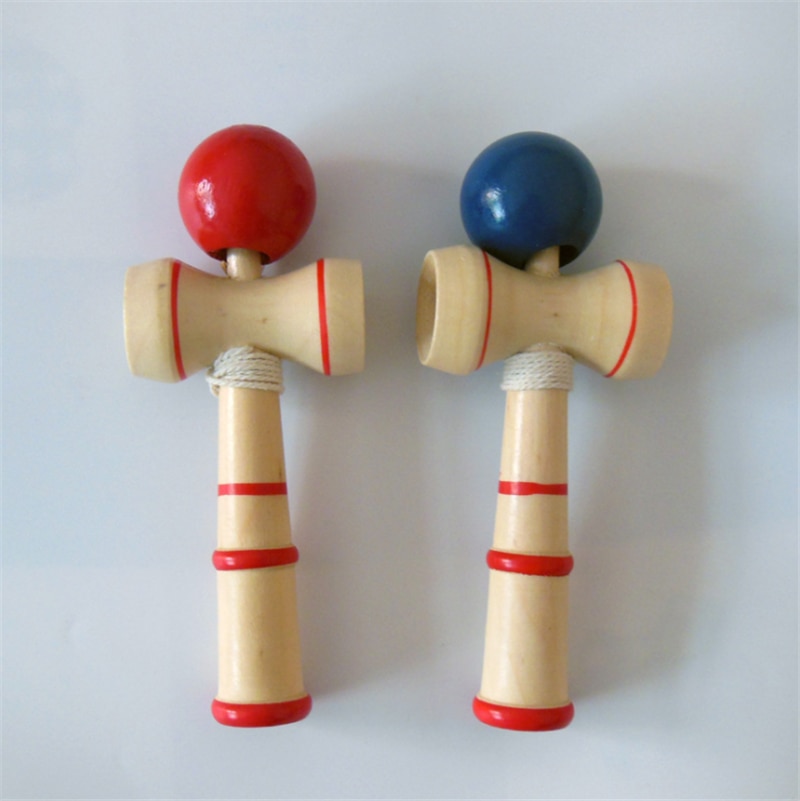 Wooden Kendama Coordinate Ball Japanese Traditional Skillful Juggling Wood Game Balls Bilboquet Skill Educational Toys