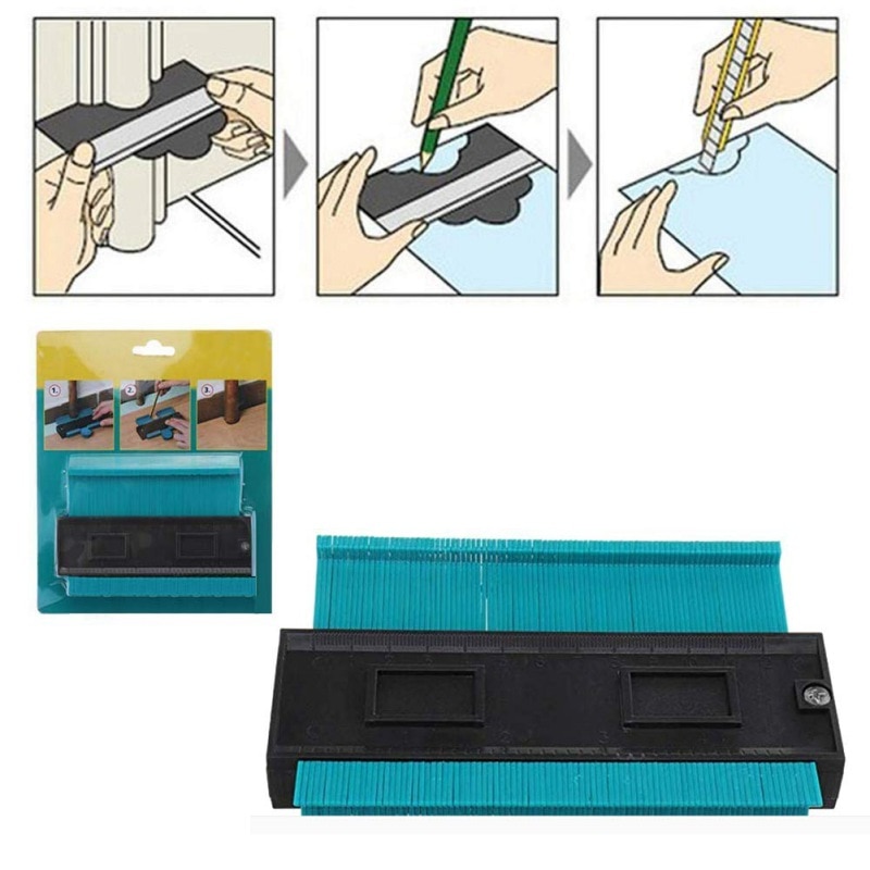 Wielofunkcyjne narzędzia robić obróbki drewna plastikowy kształt kontur duplikator profil miernik dachówka płytki laminowane kształtowanie krawędzi